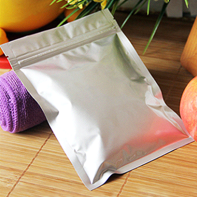 Pure Aluminium Zipper Flat Pouch